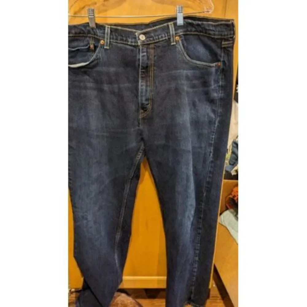 Levi's 505 Jeans 40x32 (actual Size) Blue zipper Fly Denim Jeans - Picture 1 of 3